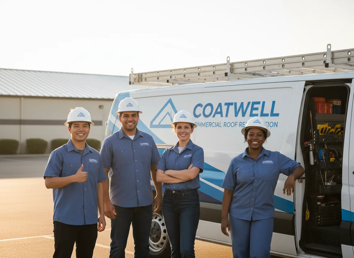 Commercial roof coating company in Upton, MA